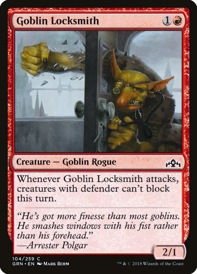 Goblin Locksmith - Guilds of Ravnica (Common) [GRN-104]