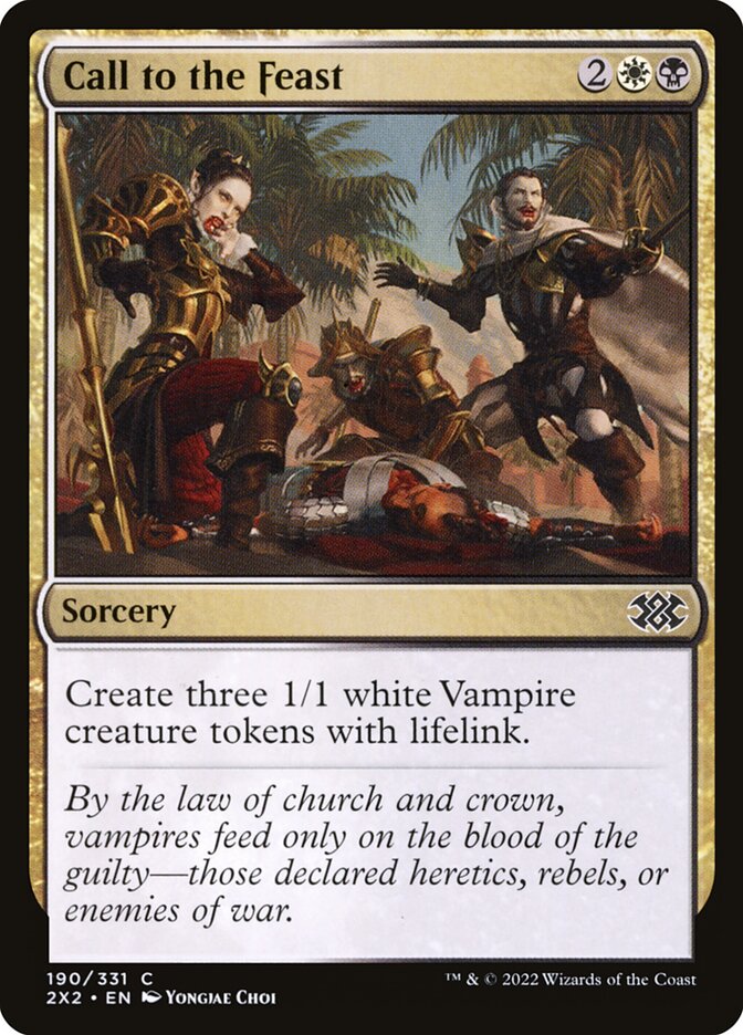 Call to the Feast - Double Masters 2022 (Common) [2X2-190]