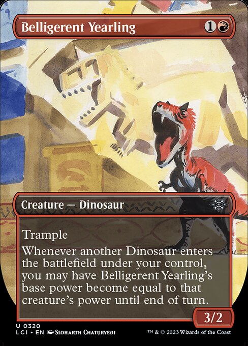 Belligerent Yearling – The Lost Caverns of Ixalan (LCI-320) Magic: The Gathering card | LC-REM-20260804-15393083949388-cf4639ca-d4dc-4630-b696-a8107767cf1a