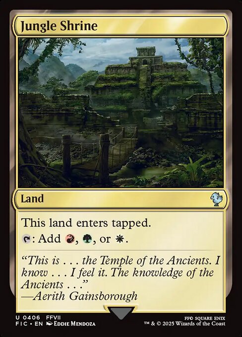 Jungle Shrine – Final Fantasy Commander (FIC-406) Magic: The Gathering card | LC-REM-20260804-15339599364428-cf5f5ffc-fad0-4f7b-b2a3-cc10ca445d40