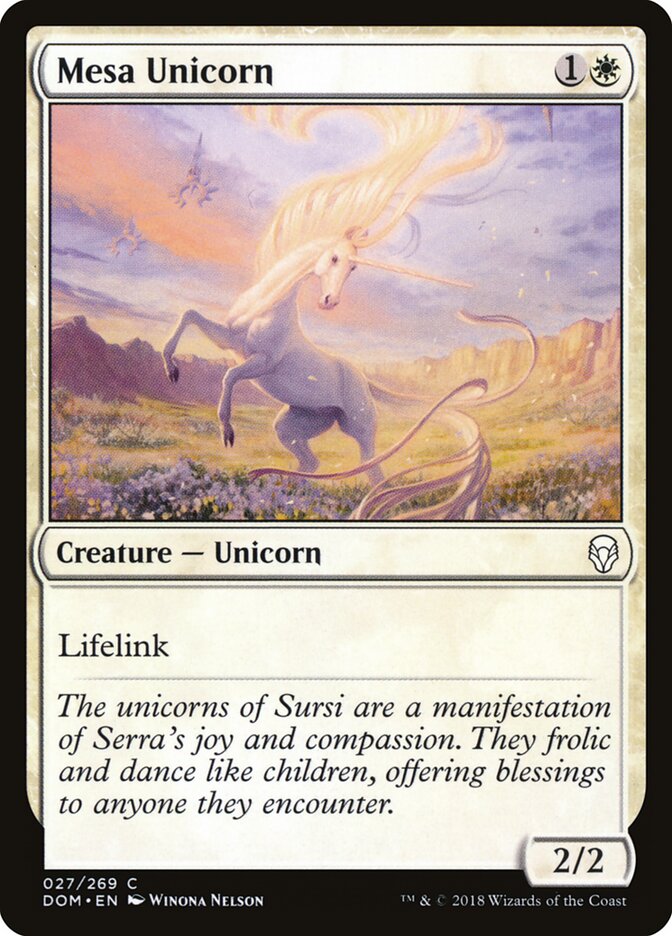 Mesa Unicorn - Dominaria (Common) [DOM-27]