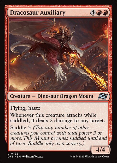 Dracosaur Auxiliary – Aetherdrift (DFT-122) Magic: The Gathering card