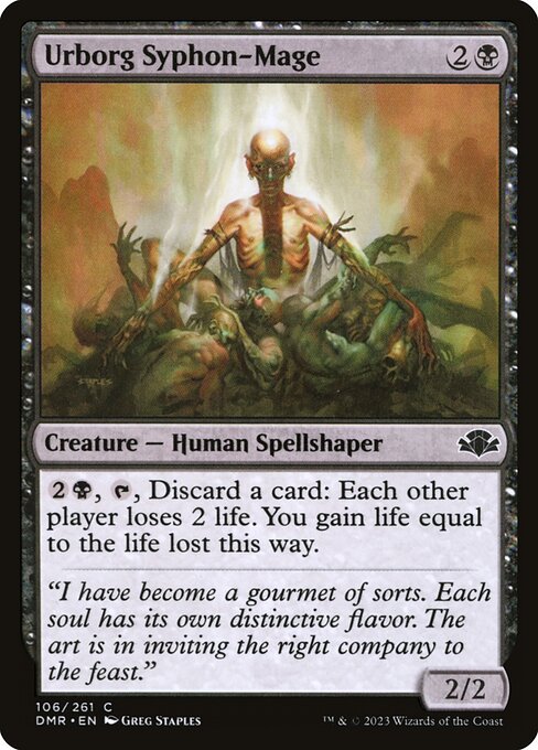 Urborg Syphon-Mage – Dominaria Remastered (DMR-106) Magic: The Gathering card | LC-REM-20260804-15374370373964-cf857d76-f2ca-4323-9611-cb20b9615202
