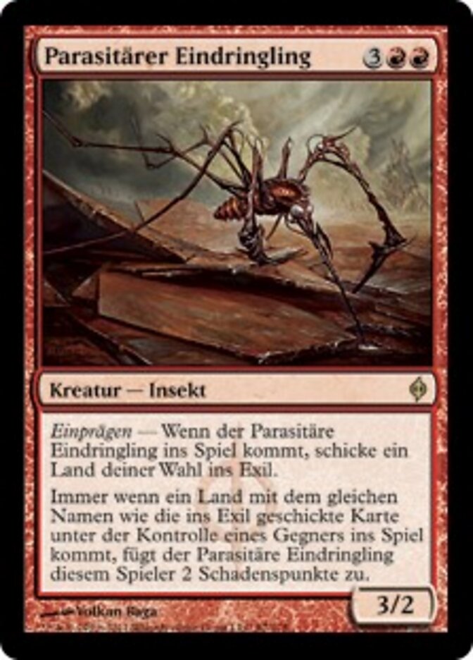 Magic-kaart Invader Parasite NPH-87 uit New Phyrexia (Rare) Immagine principale del prodotto