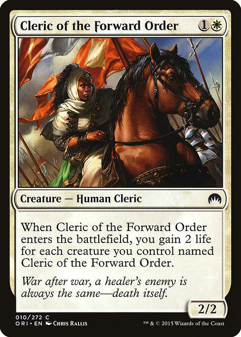 Cleric of the Forward Order – Magic Origins (ORI-10) Magic: The Gathering card | LC-REM-20260804-15909418828108-cfcea783-e9f0-4d44-ac74-5aee9a07aa69