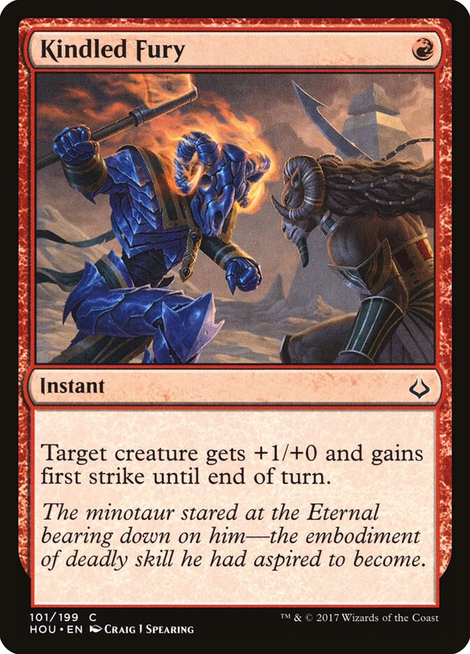 Kindled Fury - Hour of Devastation (Common) [HOU-101]