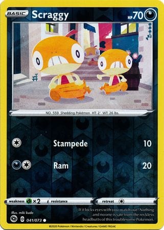 Champion's Path - 041/073 - Scraggy - Reverse Holo