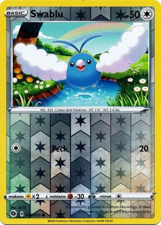 Champion's Path - 048/073 - Swablu - Reverse Holo