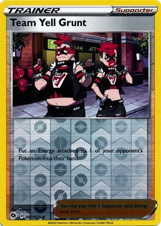 Champion's Path - 067/073 - Team Yell Grunt - Reverse Holo