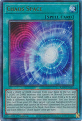 Chaos Space (PUR) - RA01-EN065 - Prismatic Ultimate Rare - 1st Edition