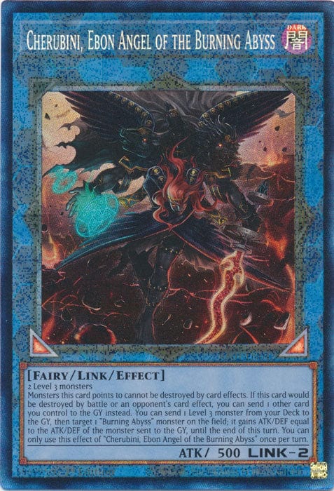 Cherubini, Ebon Angel of the Burning Abyss (PCR) - RA01-EN042 - Prismatic Collector's Rare - 1st Edition