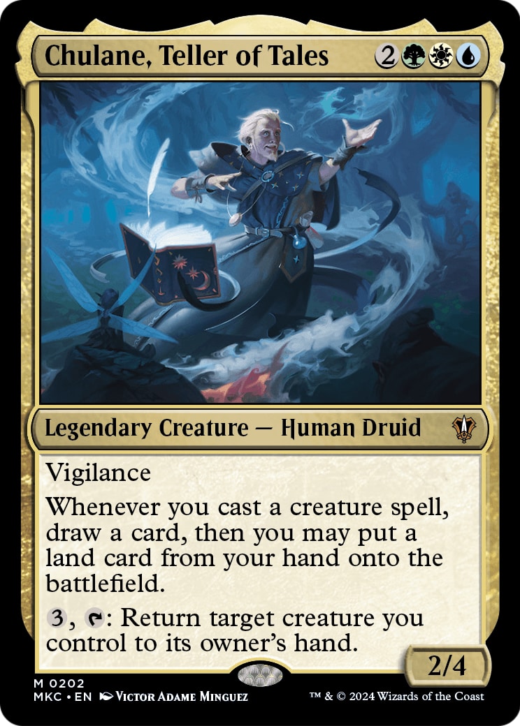 Chulane, Teller of Tales – Commander: Murders at Karlov Manor 202 – Magic: The Gathering single card | Lichcards