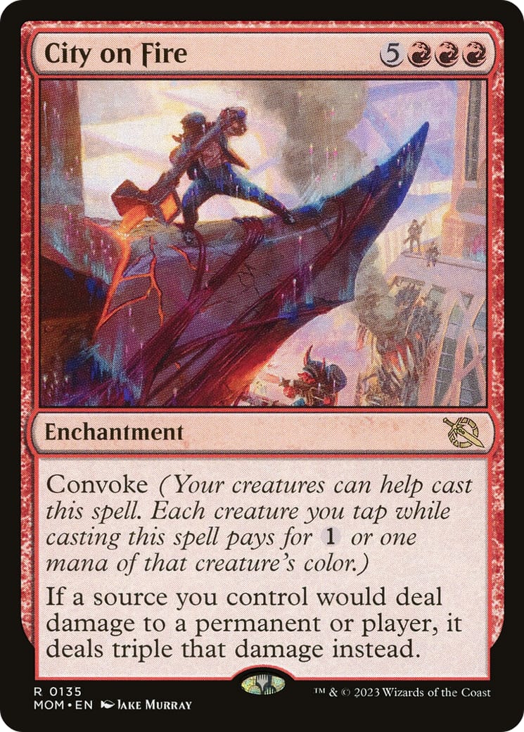 City on Fire – March of the Machine 135 – Magic: The Gathering single card | Lichcards Main image