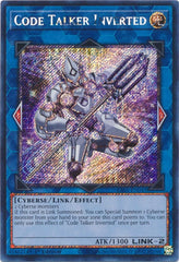 Code Talker Inverted (Platinum Secret Rare) - RA01-EN045 - Platinum Secret Rare - 1st Edition