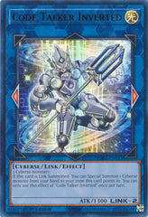 Code Talker Inverted (UR) - RA01-EN045 - Ultra Rare - 1st Edition