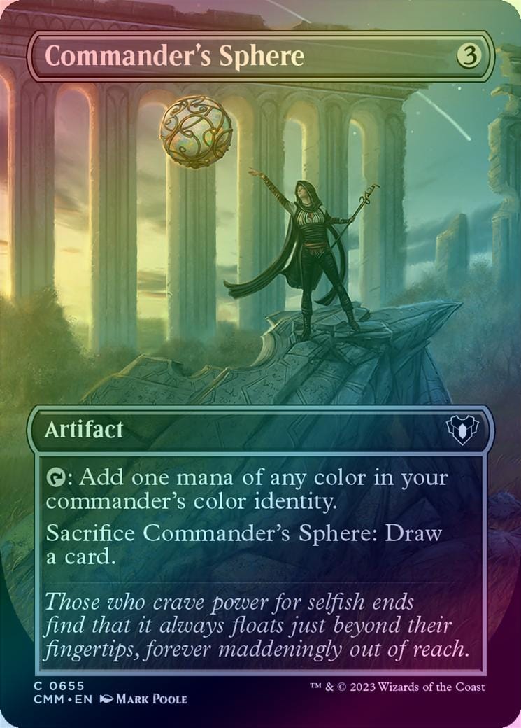 Commander's Sphere - Borderless (Foil) (CMM)