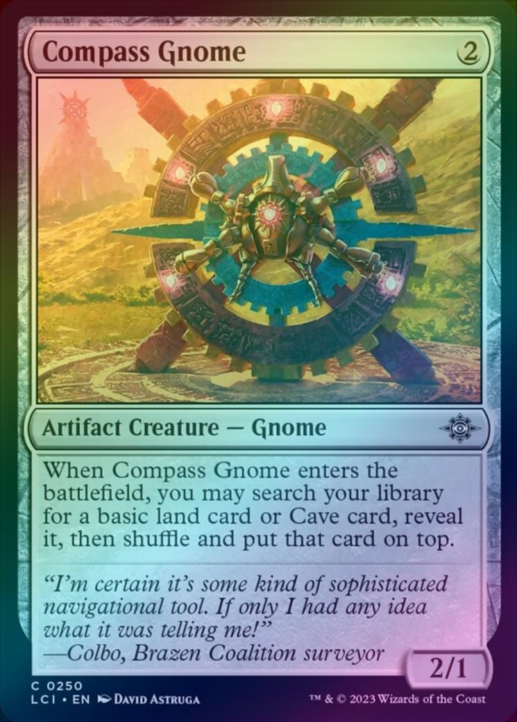 Compass Gnome (Foil) (LCI)