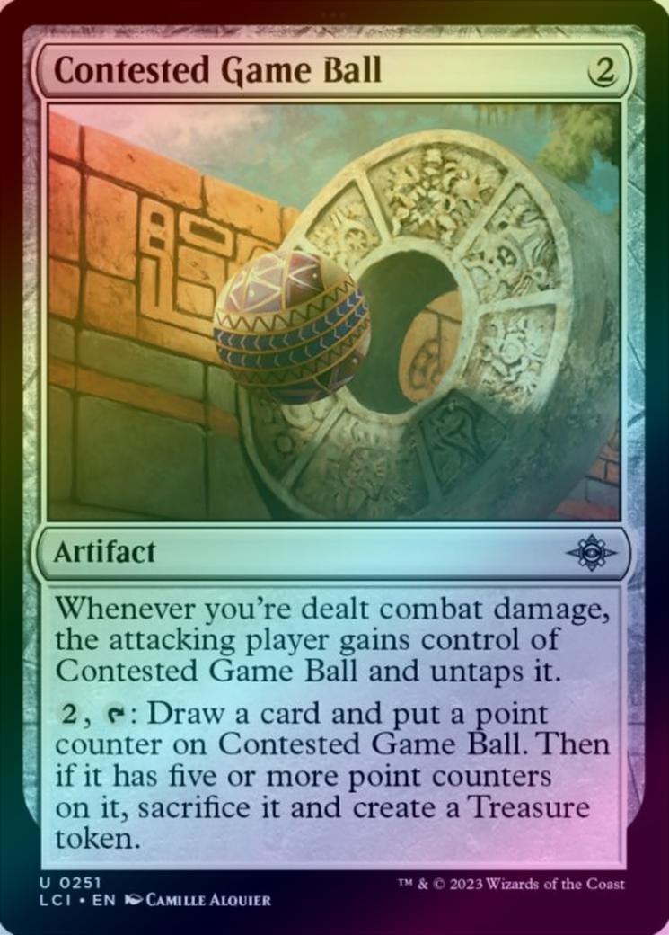 Contested Game Ball (Foil) (LCI)