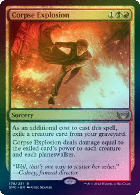 Corpse Explosion (Foil) (SNC)