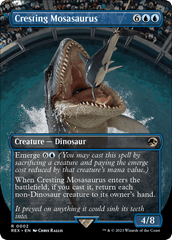 Cresting Mosasaurus - Borderless (REX)