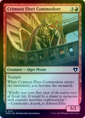 Crimson Fleet Commodore (Foil) (CMM)