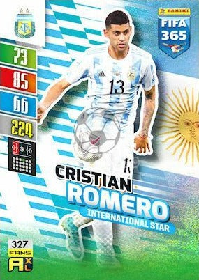 Cristian Romero - FIFA 365: 2022 Adrenalyn XL International Star #327 - Near Mint