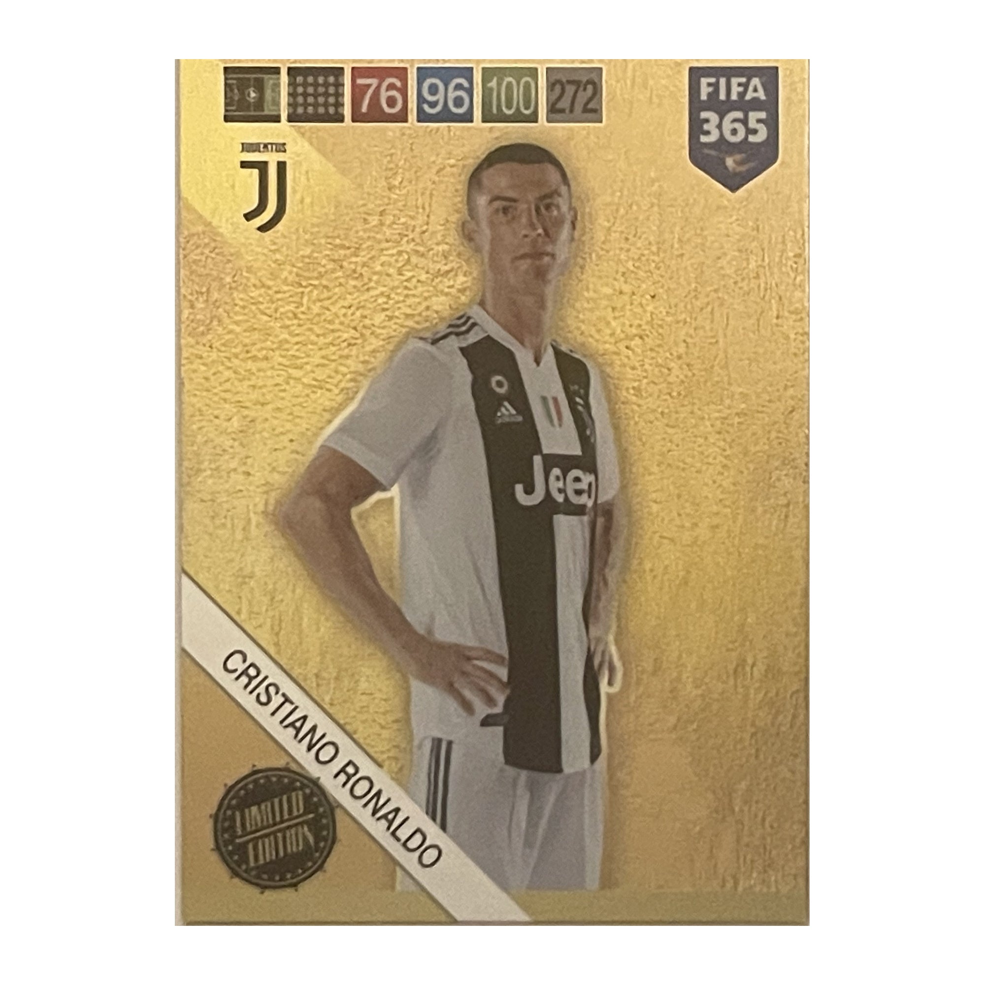 Cristiano Ronaldo - Panini Adrenalyn XL FIFA 365 2019 (Gold Special) [NNO] - originele kaartvoorkant