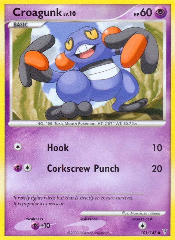 Croagunk Lv.10 – Supreme Victors 101 – Pokémon TCG single card | Lichcards Hauptbild