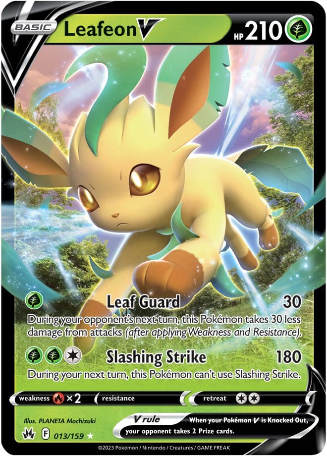 Crown Zenith - 013/159 - Leafeon V