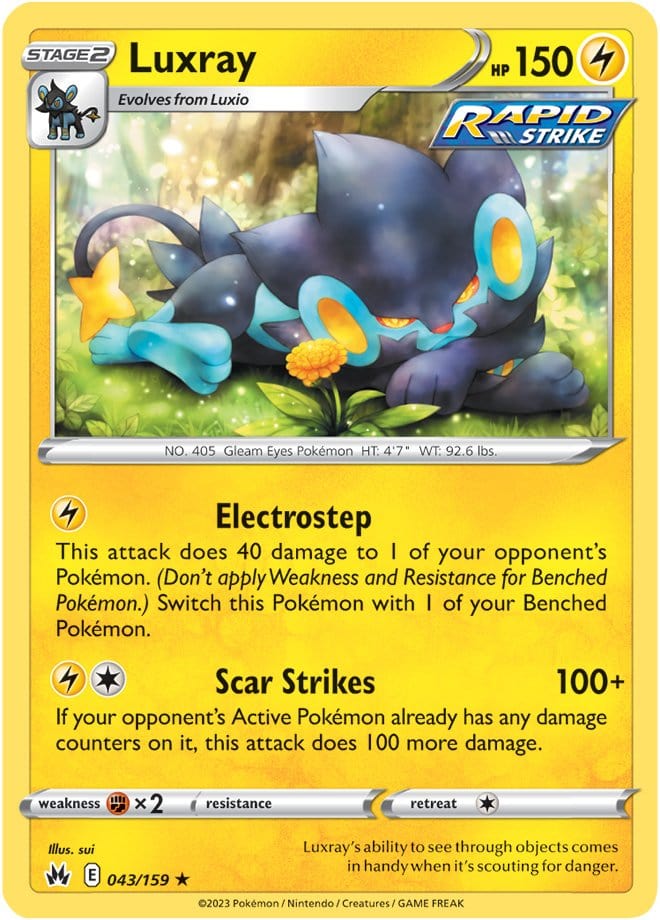 Crown Zenith - 043/159 - Luxray