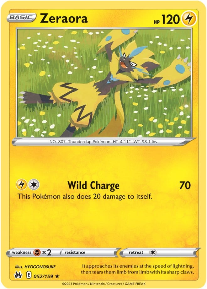 Crown Zenith - 052/159 - Zeraora