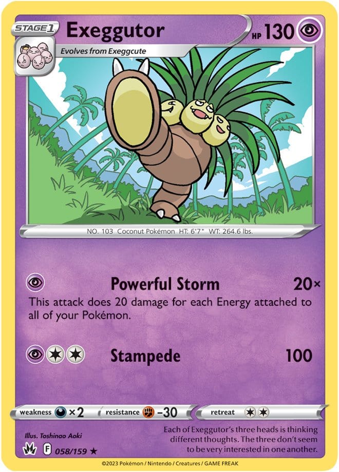 Crown Zenith - 058/159 - Exeggutor