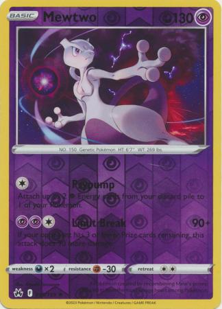 Crown Zenith - 059/159 - Mewtwo - Reverse Holo