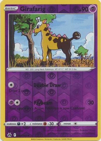 Crown Zenith - 061/159 - Girafarig - Reverse Holo