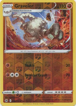 Crown Zenith - 068/159 - Graveler - Reverse Holo