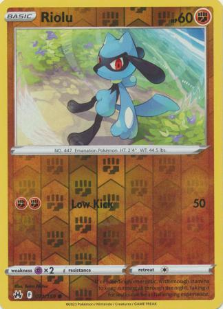 Crown Zenith - 071/159 - Riolu - Reverse Holo