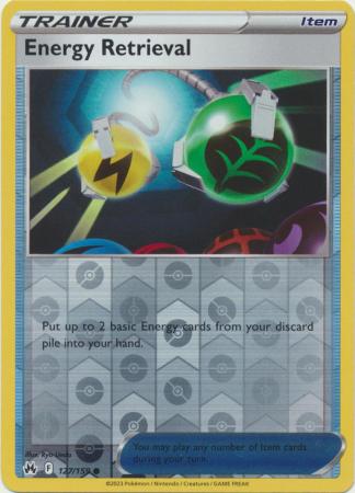 Crown Zenith - 127/159 - Energy Retrieval - Reverse Holo