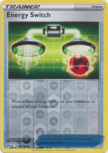 Crown Zenith - 129/159 - Energy Switch - Reverse Holo