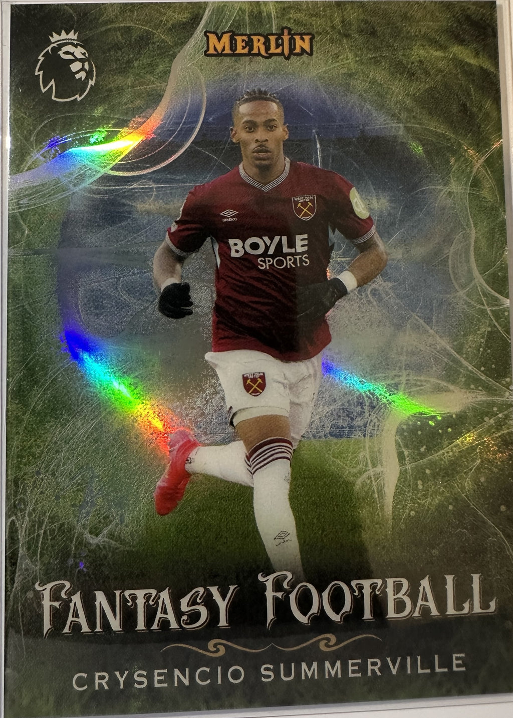Crysencio Summerville - 2025-26 Topps Merlin Premier League (Fantasy Football) [FF-37] - voorkant
