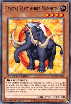 Crystal Beast Amber Mammoth [SGX1-ENF03] Common