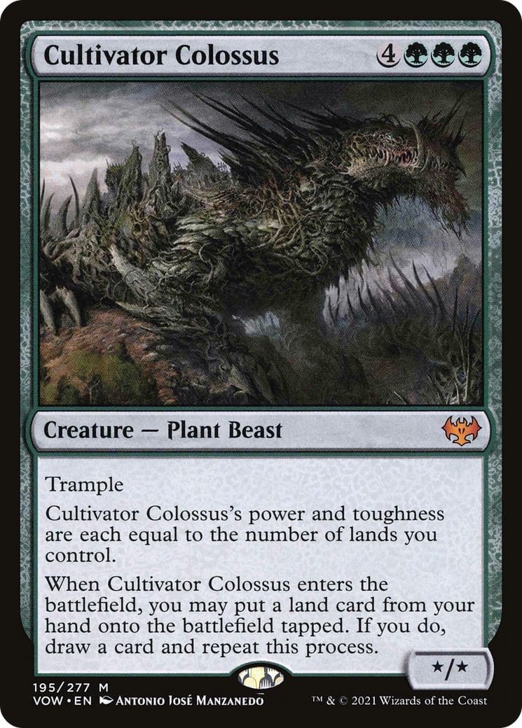 Cultivator Colossus – Innistrad: Crimson Vow 195 – Magic: The Gathering single card | Lichcards Hauptbild