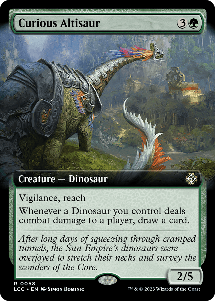 Curious Altisaur - Extended Art (LCC)