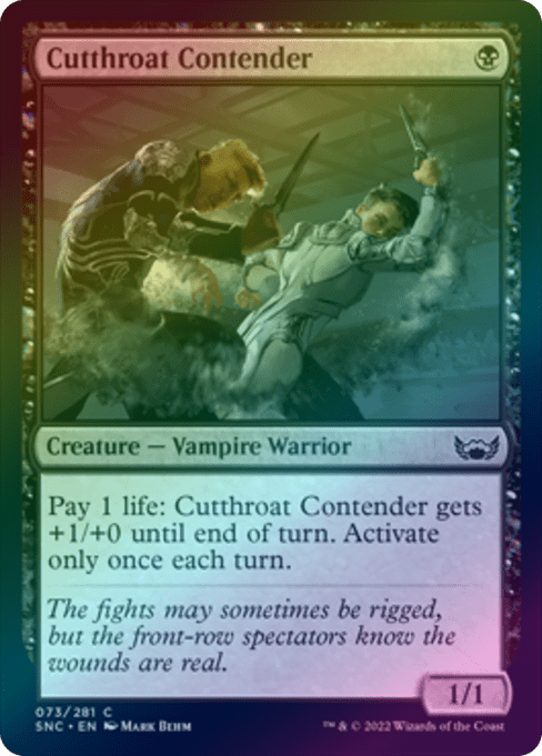 Cutthroat Contender (Foil) (SNC)