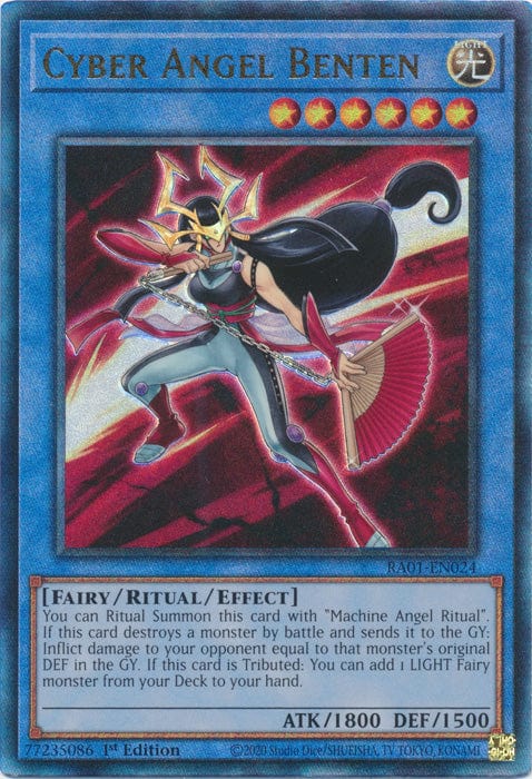 Cyber Angel Benten (PUR) - RA01-EN024 - Prismatic Ultimate Rare - 1st Edition