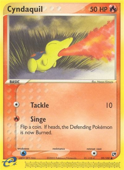 Cyndaquil – EX Sandstorm 59 – Pokémon TCG single card | Lichcards Hauptbild