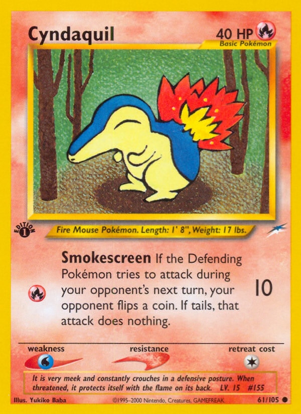 Cyndaquil – Neo Destiny 61 – Pokémon TCG single card | Lichcards Hauptbild