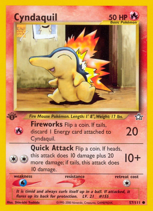 Cyndaquil – Neo Genesis 57 – Pokémon TCG single card | Lichcards Hauptbild