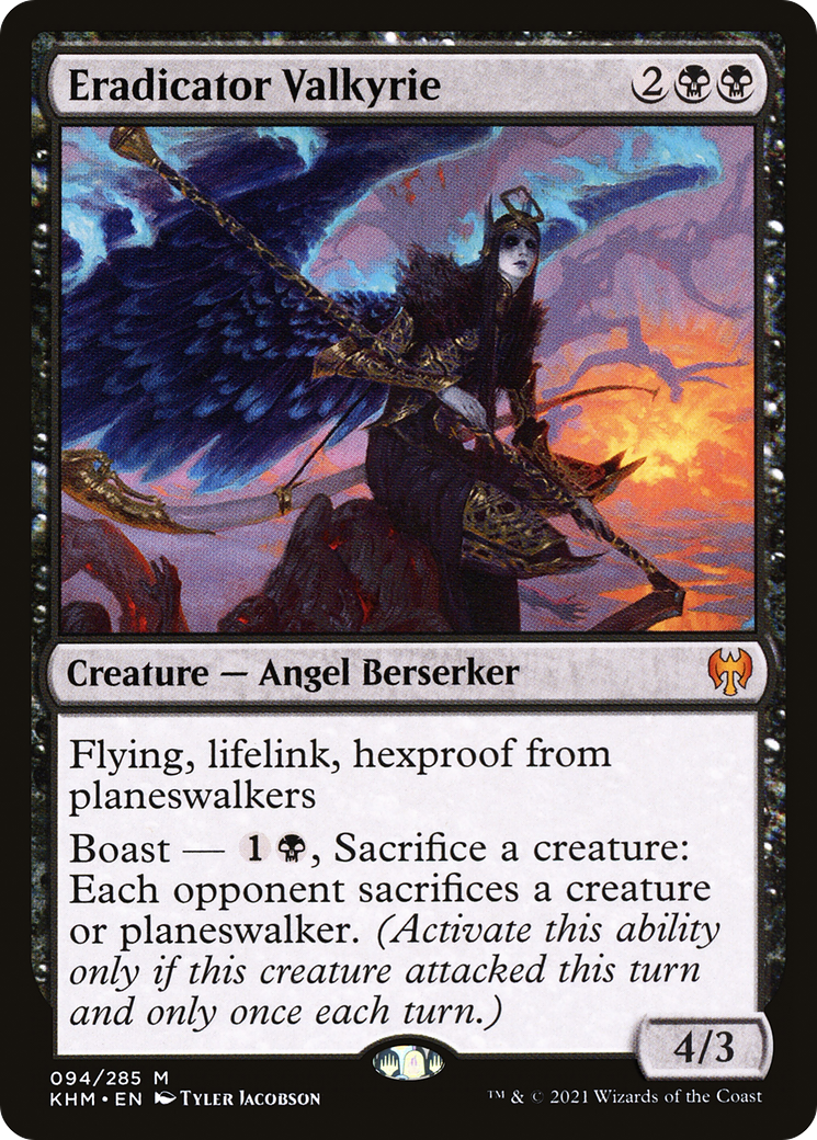 Eradicator Valkyrie – Kaldheim 94 – Magic: The Gathering single card Hoofdafbeelding