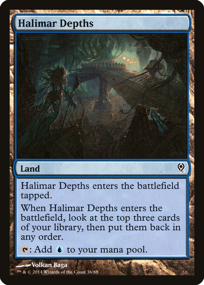 Magic-kaart Halimar Depths DDM-36 uit Duel Decks: Jace vs. Vraska (Common) Immagine principale del prodotto