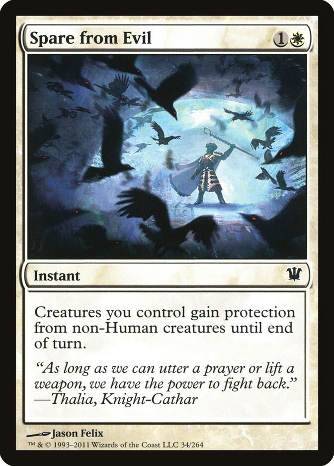 Spare from Evil - Innistrad (Common) [ISD-34] Image principale du produit